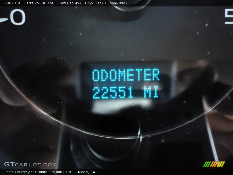 Onyx Black / Ebony Black 2007 GMC Sierra 2500HD SLT Crew Cab 4x4