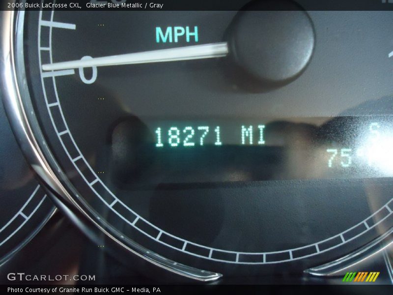 Glacier Blue Metallic / Gray 2006 Buick LaCrosse CXL