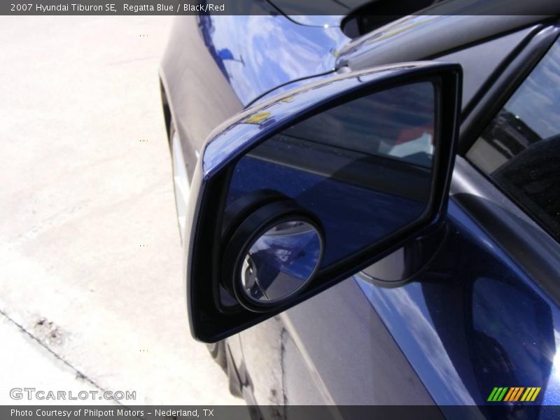 Regatta Blue / Black/Red 2007 Hyundai Tiburon SE