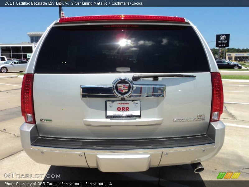 Silver Lining Metallic / Cashmere/Cocoa 2011 Cadillac Escalade ESV Luxury