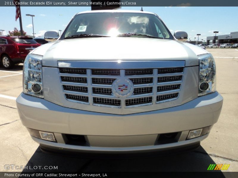 Silver Lining Metallic / Cashmere/Cocoa 2011 Cadillac Escalade ESV Luxury