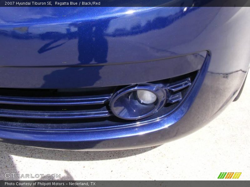 Regatta Blue / Black/Red 2007 Hyundai Tiburon SE
