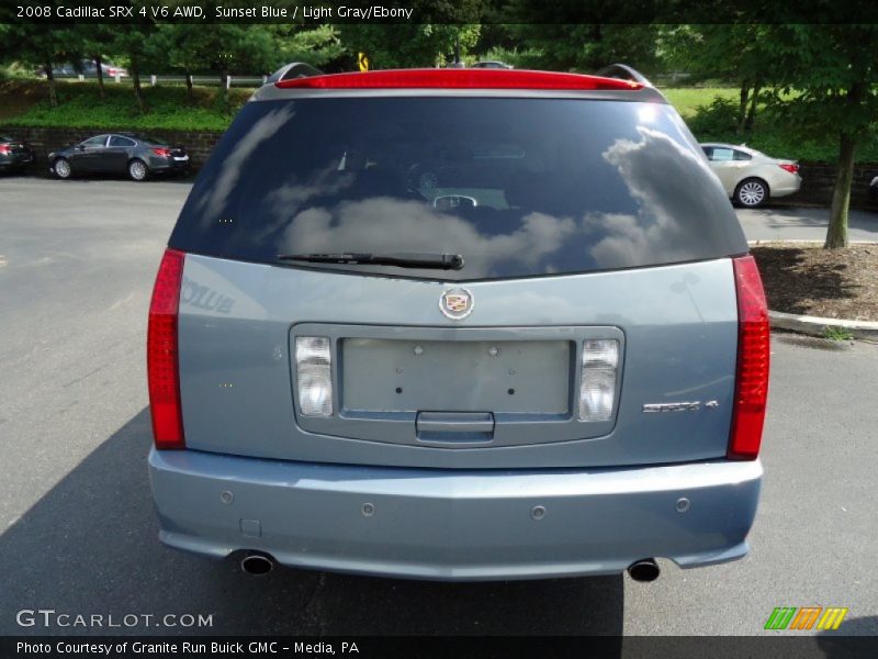 Sunset Blue / Light Gray/Ebony 2008 Cadillac SRX 4 V6 AWD