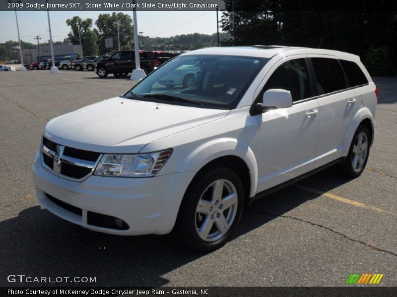 Stone White / Dark Slate Gray/Light Graystone 2009 Dodge Journey SXT