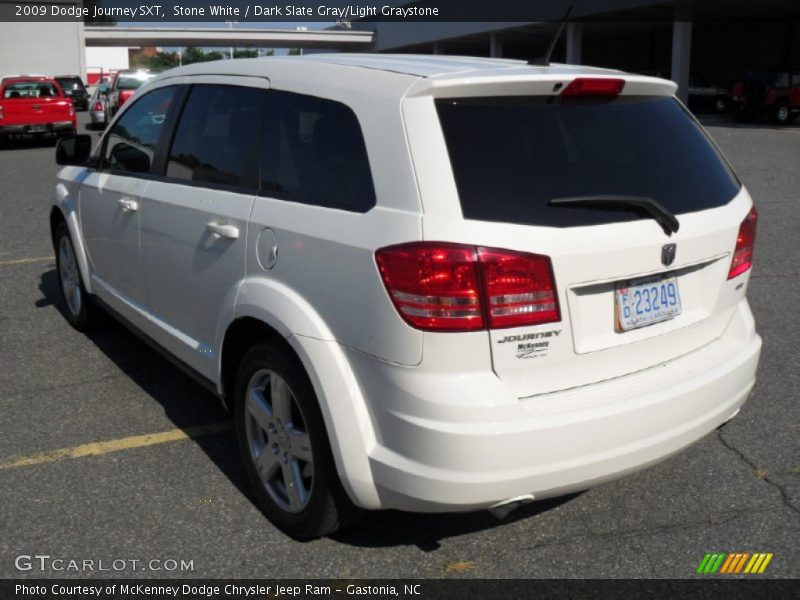 Stone White / Dark Slate Gray/Light Graystone 2009 Dodge Journey SXT