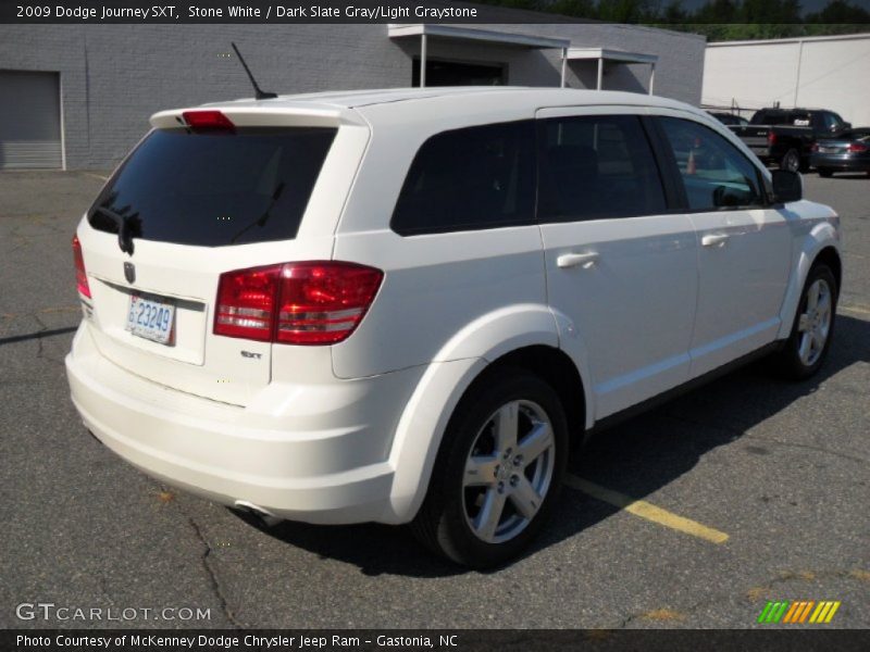 Stone White / Dark Slate Gray/Light Graystone 2009 Dodge Journey SXT