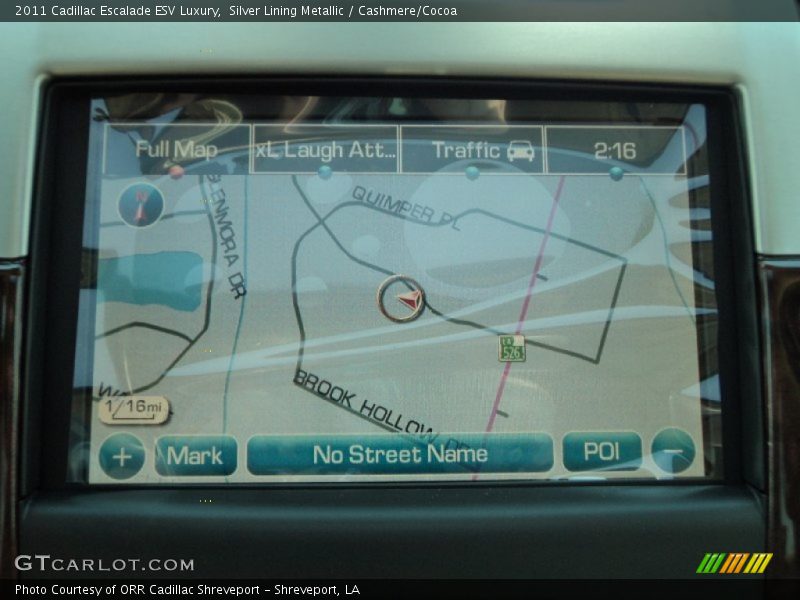 Navigation of 2011 Escalade ESV Luxury