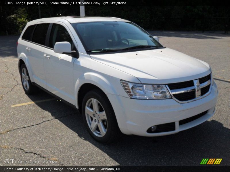 Stone White / Dark Slate Gray/Light Graystone 2009 Dodge Journey SXT