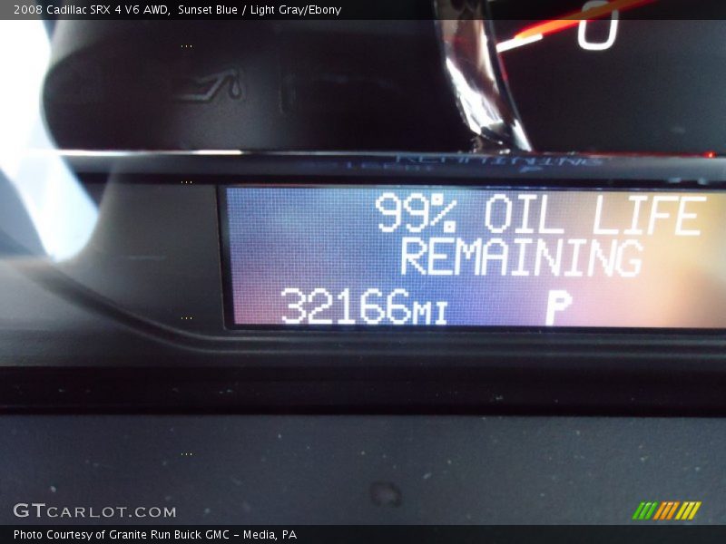 Sunset Blue / Light Gray/Ebony 2008 Cadillac SRX 4 V6 AWD
