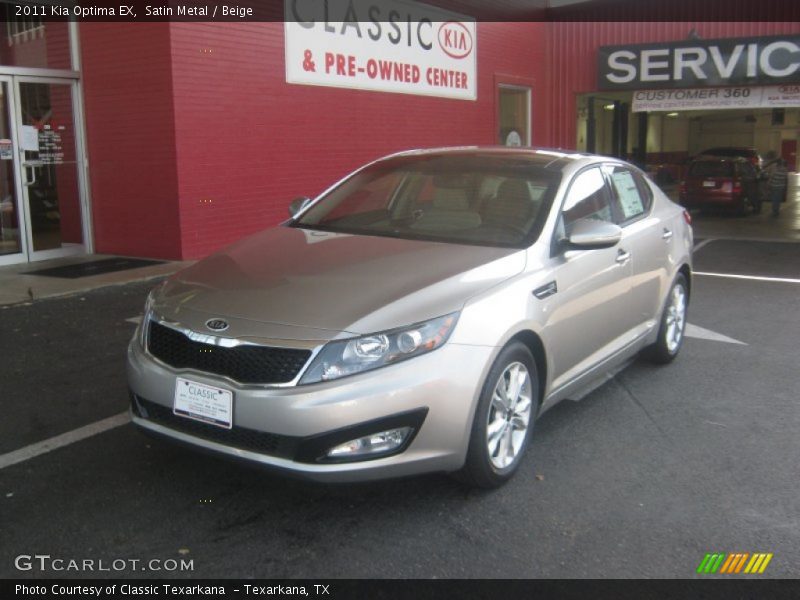 Satin Metal / Beige 2011 Kia Optima EX