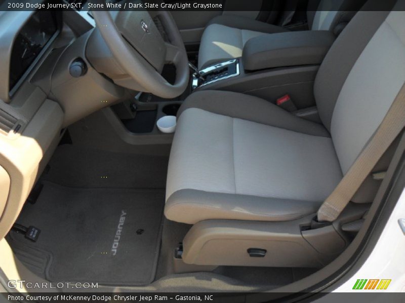 Stone White / Dark Slate Gray/Light Graystone 2009 Dodge Journey SXT
