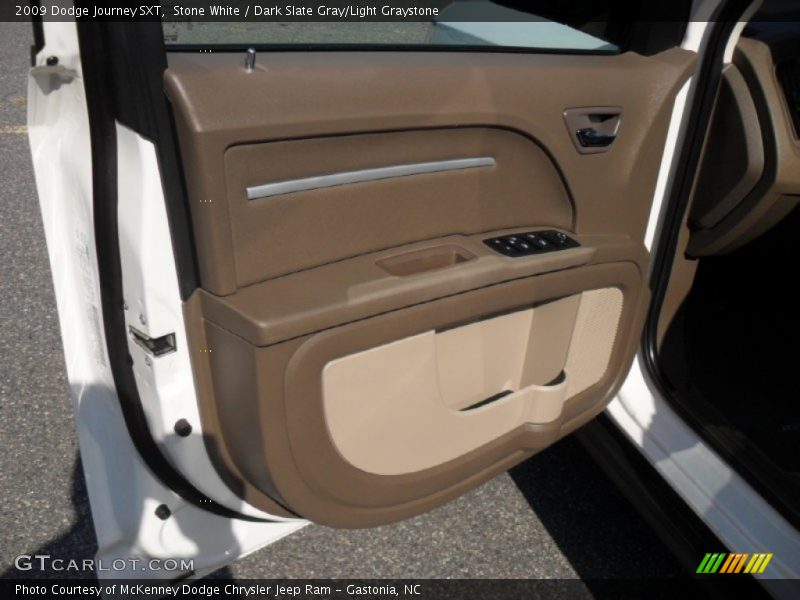 Stone White / Dark Slate Gray/Light Graystone 2009 Dodge Journey SXT