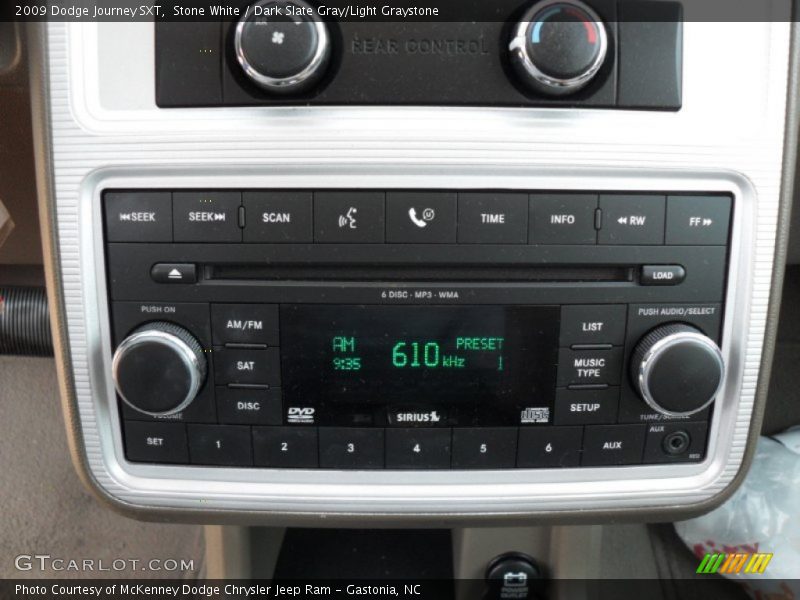 Stone White / Dark Slate Gray/Light Graystone 2009 Dodge Journey SXT