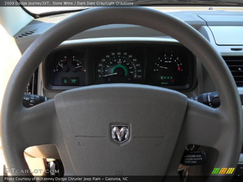 Stone White / Dark Slate Gray/Light Graystone 2009 Dodge Journey SXT