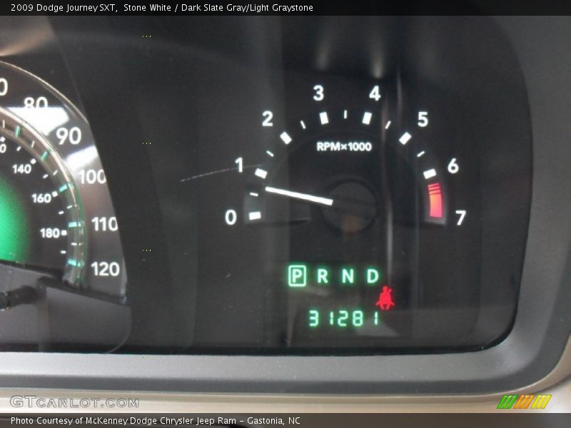 Stone White / Dark Slate Gray/Light Graystone 2009 Dodge Journey SXT