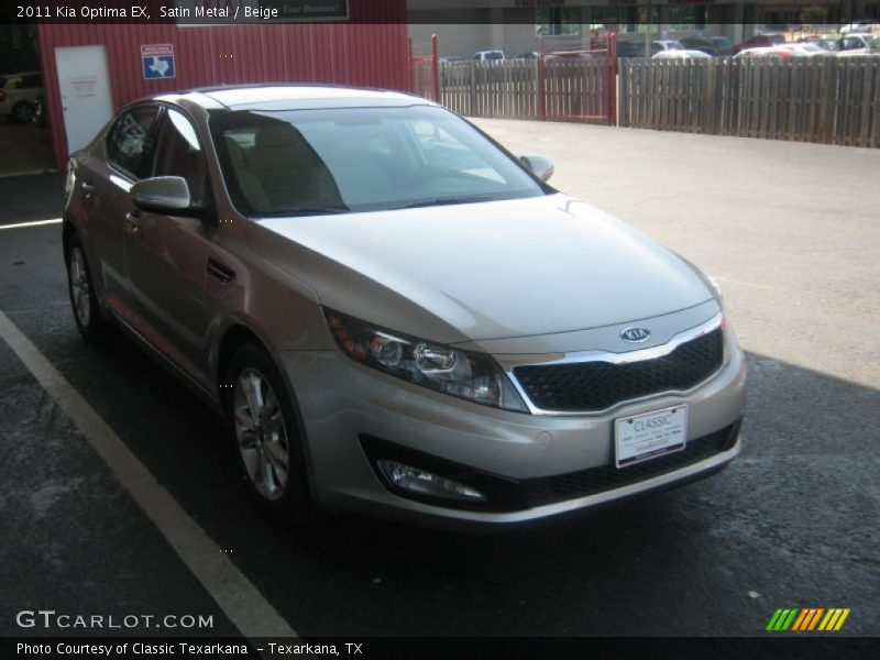 Satin Metal / Beige 2011 Kia Optima EX