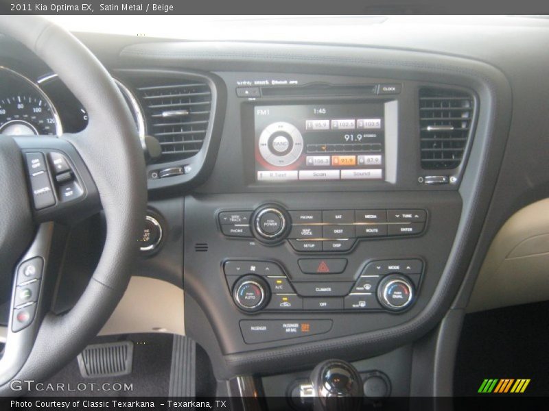 Satin Metal / Beige 2011 Kia Optima EX