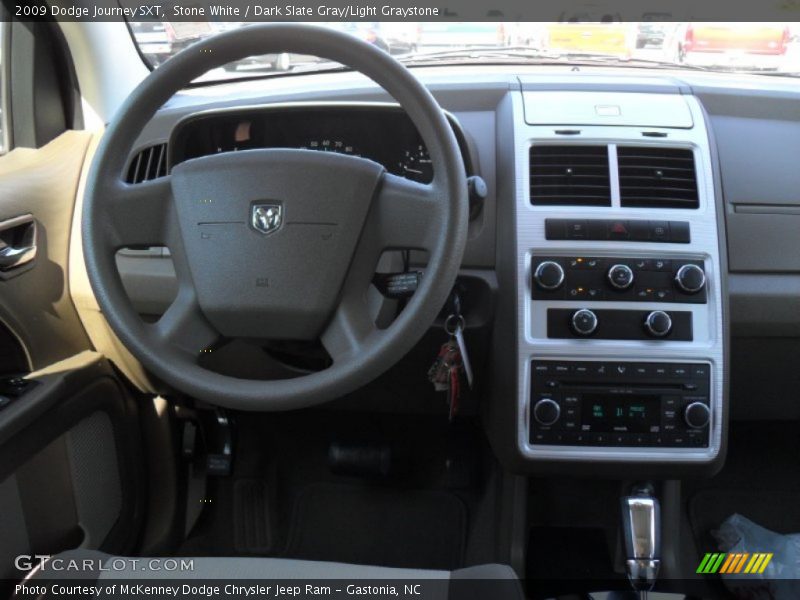 Stone White / Dark Slate Gray/Light Graystone 2009 Dodge Journey SXT
