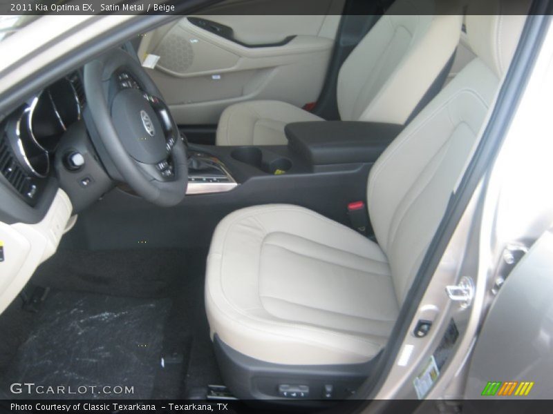 Satin Metal / Beige 2011 Kia Optima EX