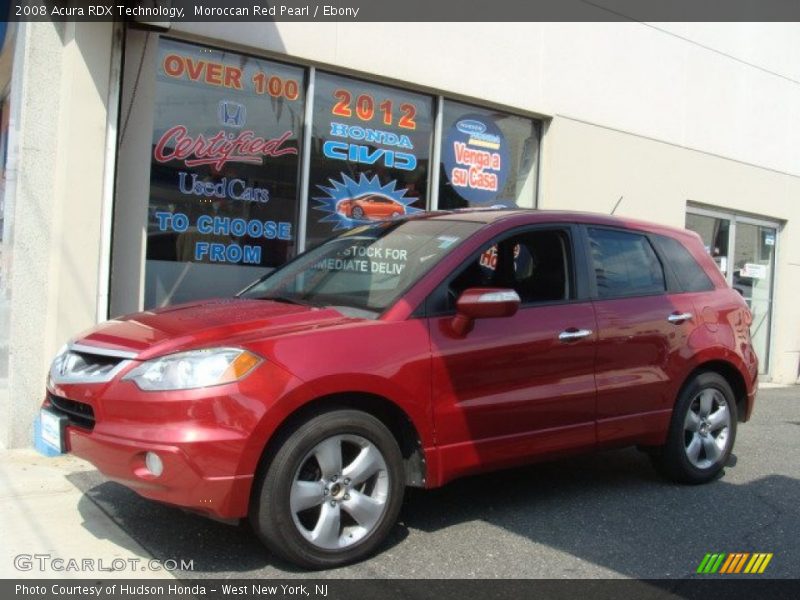 Moroccan Red Pearl / Ebony 2008 Acura RDX Technology
