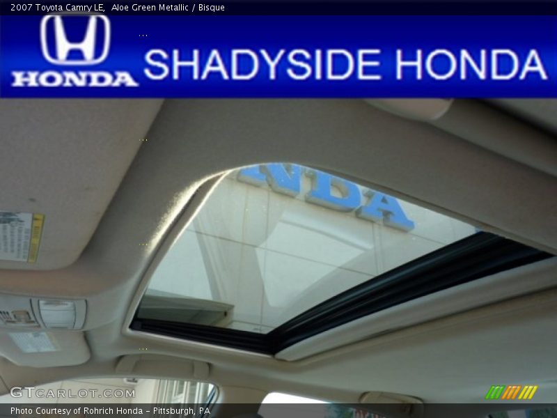 Aloe Green Metallic / Bisque 2007 Toyota Camry LE