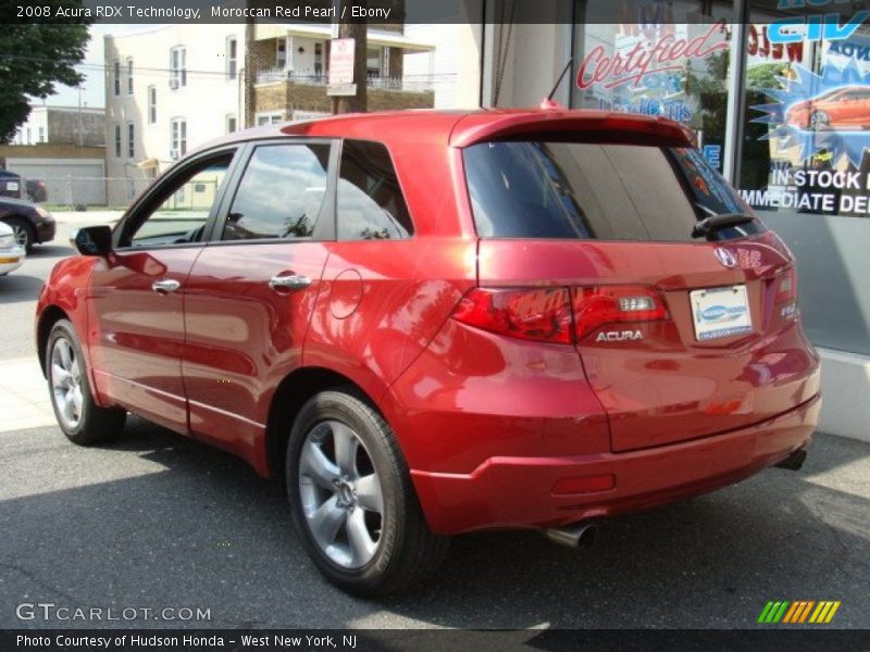 Moroccan Red Pearl / Ebony 2008 Acura RDX Technology