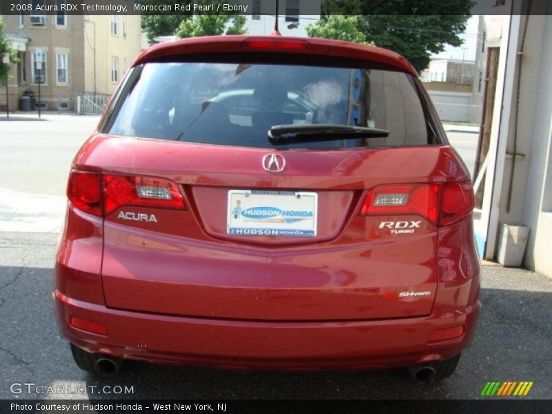 Moroccan Red Pearl / Ebony 2008 Acura RDX Technology