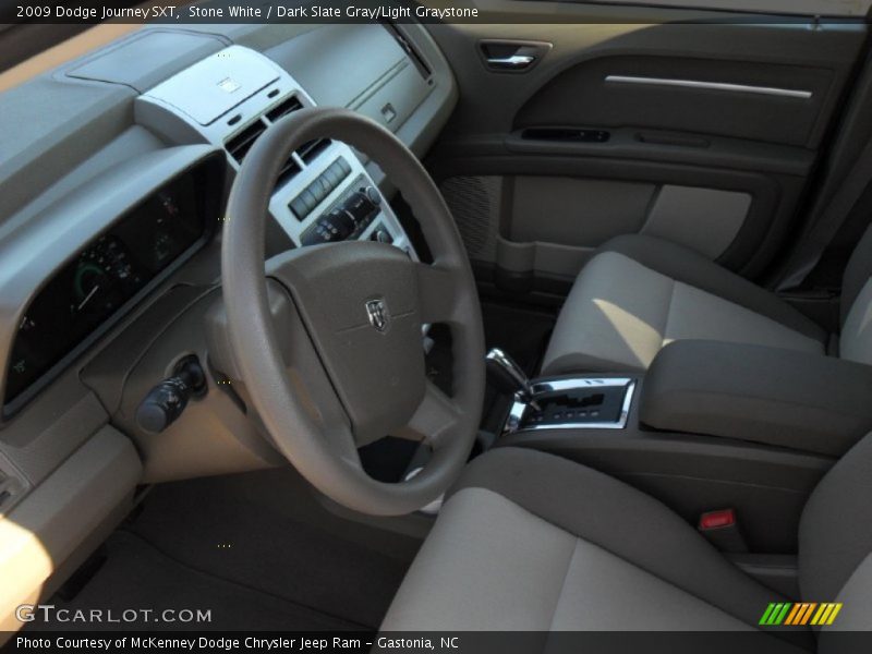 Stone White / Dark Slate Gray/Light Graystone 2009 Dodge Journey SXT