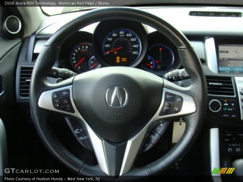 Moroccan Red Pearl / Ebony 2008 Acura RDX Technology