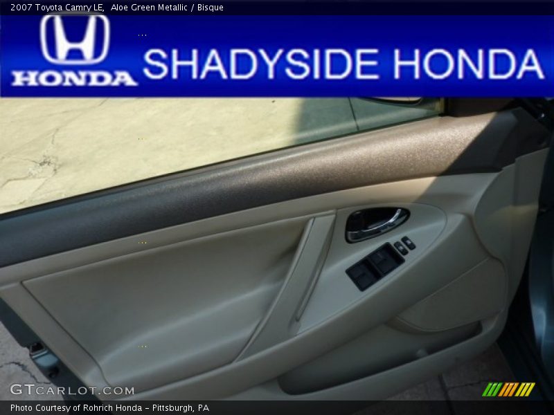 Aloe Green Metallic / Bisque 2007 Toyota Camry LE