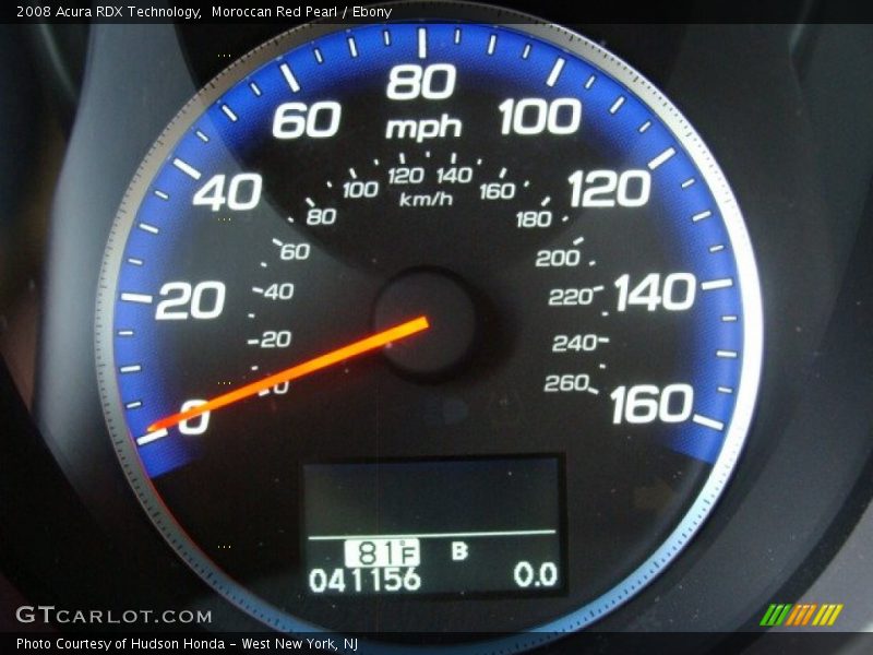 Moroccan Red Pearl / Ebony 2008 Acura RDX Technology