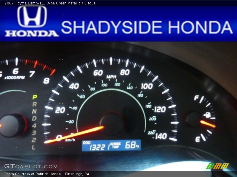 Aloe Green Metallic / Bisque 2007 Toyota Camry LE