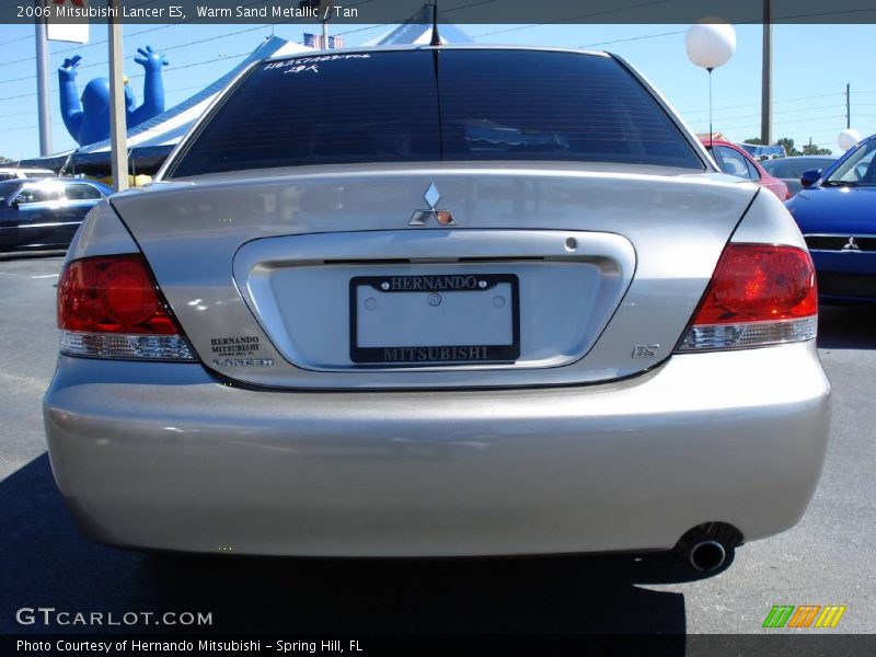 Warm Sand Metallic / Tan 2006 Mitsubishi Lancer ES