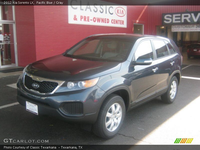 Pacific Blue / Gray 2012 Kia Sorento LX