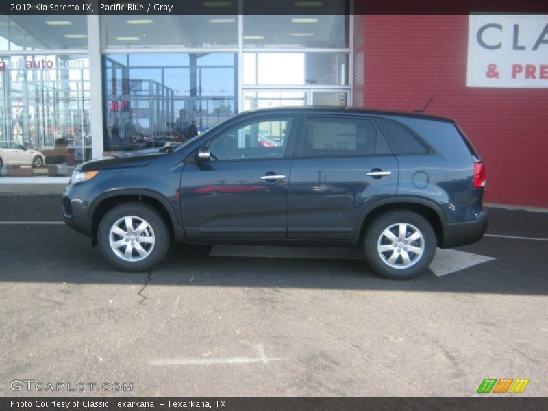 Pacific Blue / Gray 2012 Kia Sorento LX