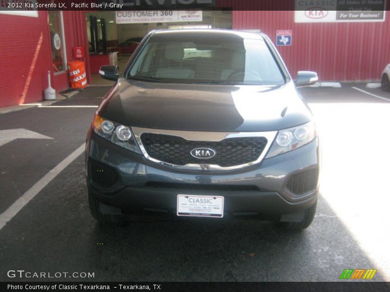 Pacific Blue / Gray 2012 Kia Sorento LX