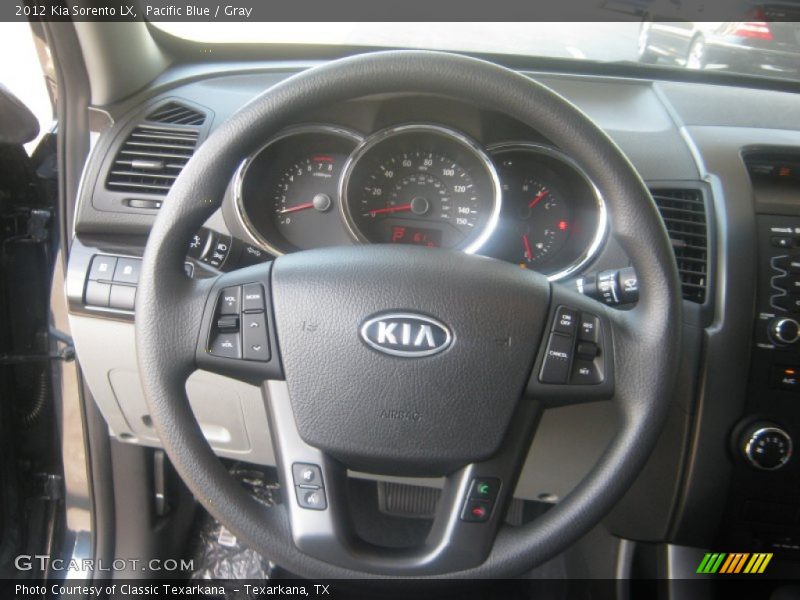 Pacific Blue / Gray 2012 Kia Sorento LX