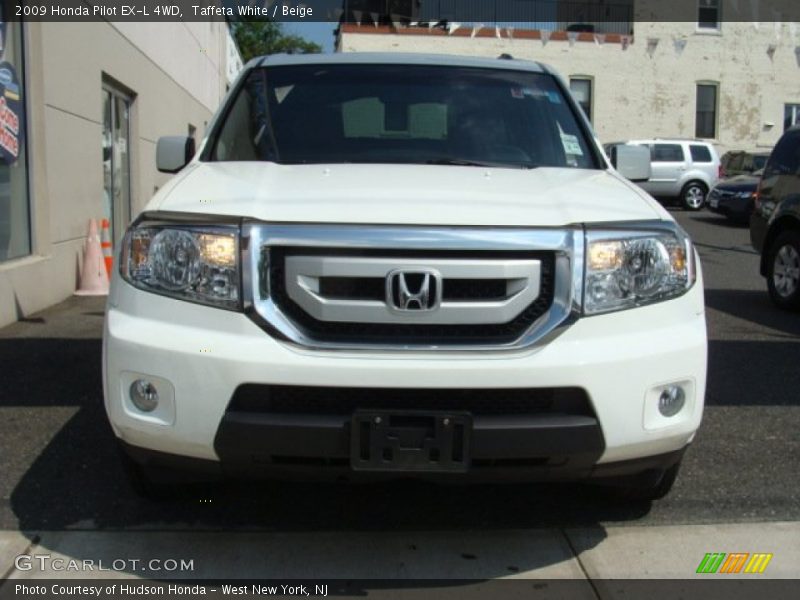 Taffeta White / Beige 2009 Honda Pilot EX-L 4WD