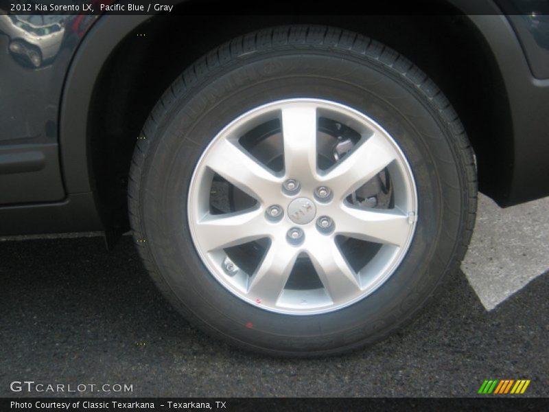 Pacific Blue / Gray 2012 Kia Sorento LX
