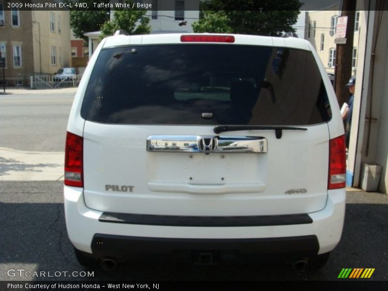 Taffeta White / Beige 2009 Honda Pilot EX-L 4WD