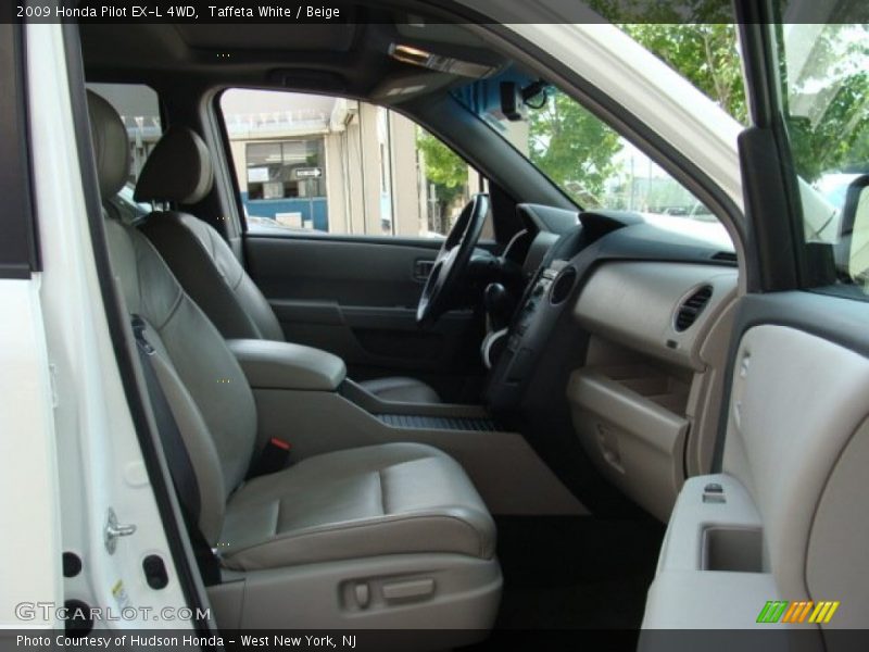 Taffeta White / Beige 2009 Honda Pilot EX-L 4WD