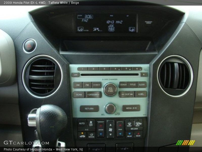 Taffeta White / Beige 2009 Honda Pilot EX-L 4WD