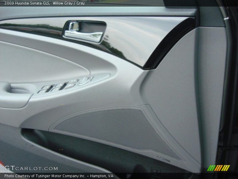 Willow Gray / Gray 2009 Hyundai Sonata GLS