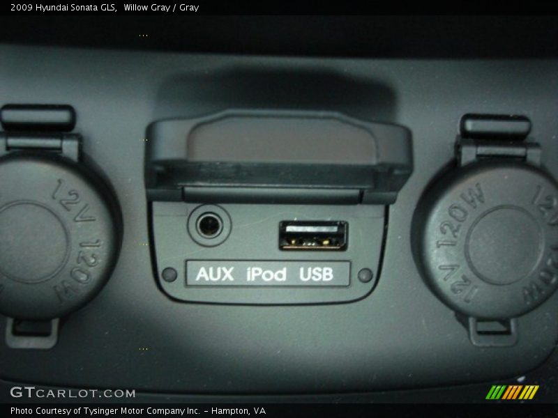 Willow Gray / Gray 2009 Hyundai Sonata GLS