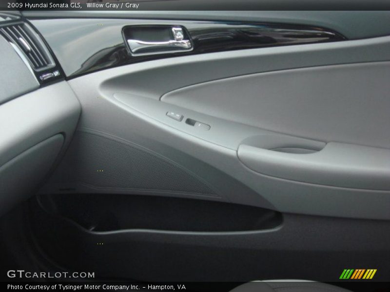 Willow Gray / Gray 2009 Hyundai Sonata GLS