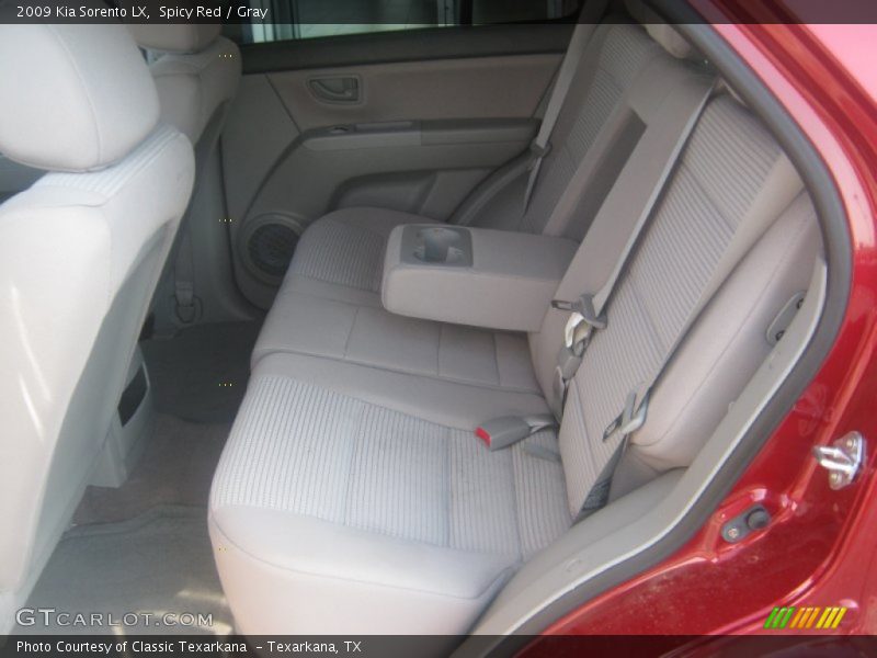 Spicy Red / Gray 2009 Kia Sorento LX