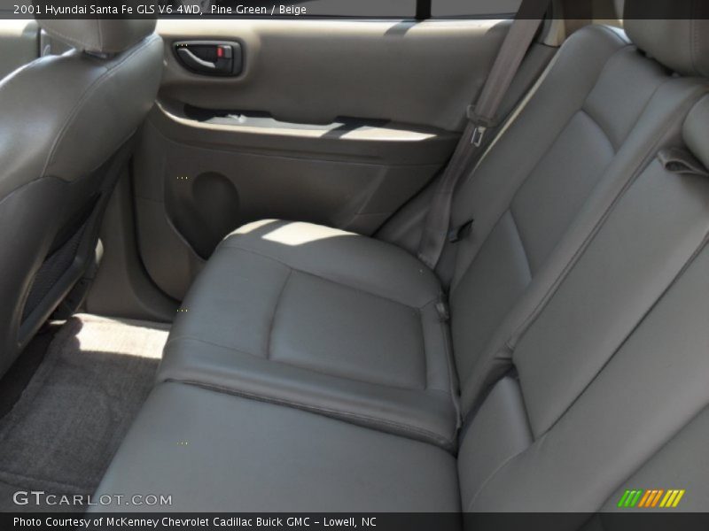 Pine Green / Beige 2001 Hyundai Santa Fe GLS V6 4WD
