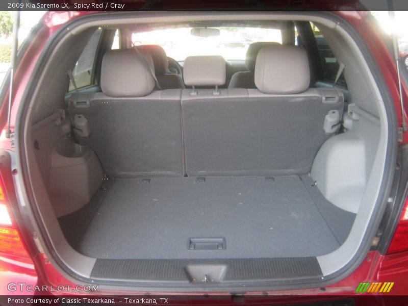 Spicy Red / Gray 2009 Kia Sorento LX