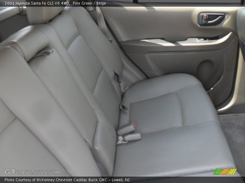 Pine Green / Beige 2001 Hyundai Santa Fe GLS V6 4WD