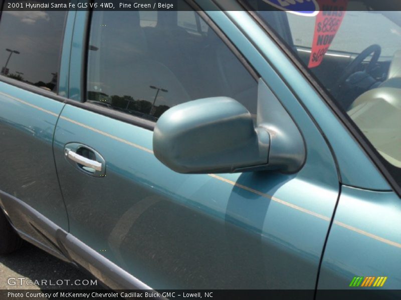 Pine Green / Beige 2001 Hyundai Santa Fe GLS V6 4WD
